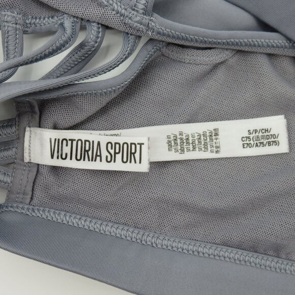 Victorias Secret Women Small Solid Grey Wireless Sports Bra Victoria Sport - Picture 8 of 12
